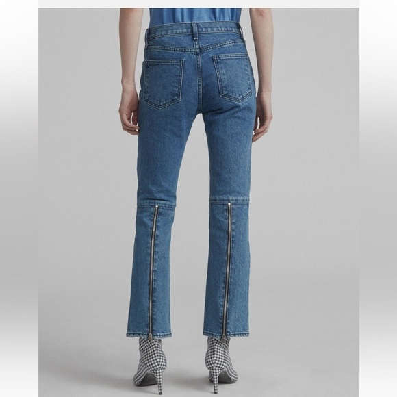 Rag & Bone Iver Slim High Rise Cropped Boot Cut Jeans - Picture 6 of 11